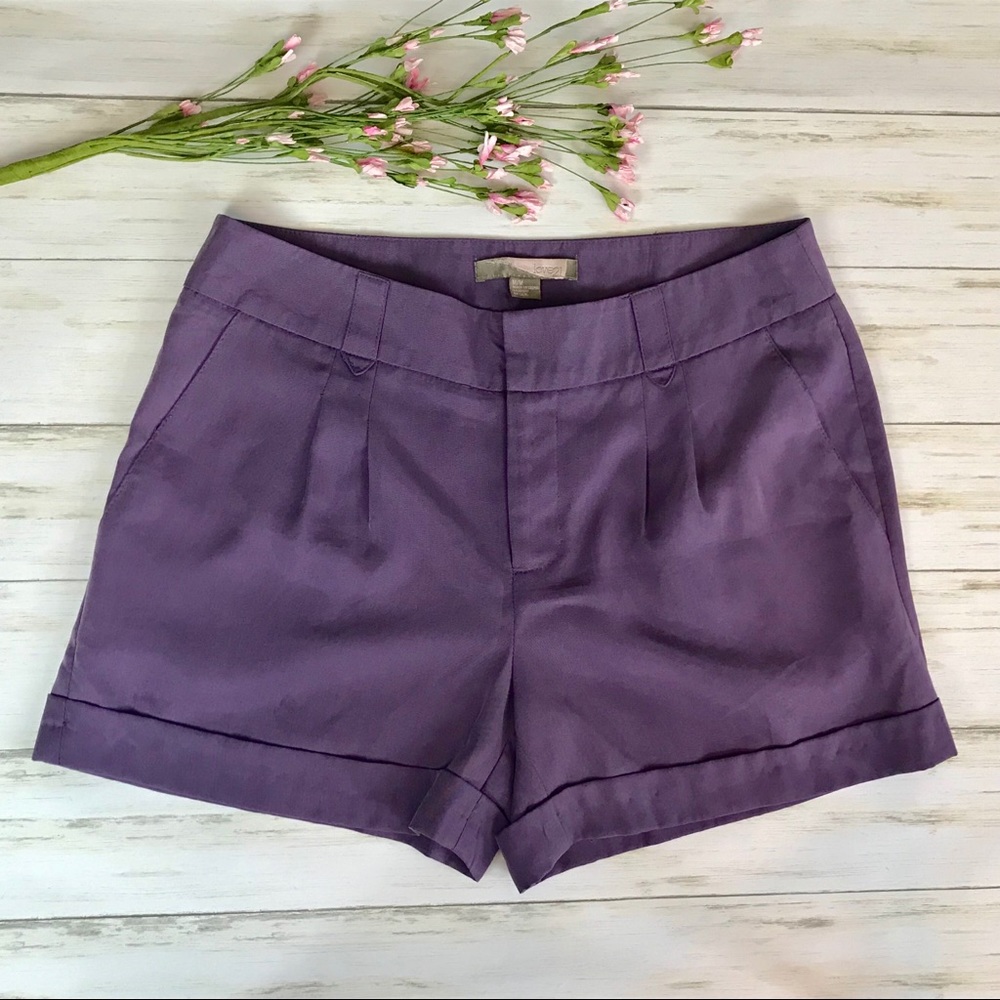 SOLD Forever21 Purple Cuffed Shorts Love 21